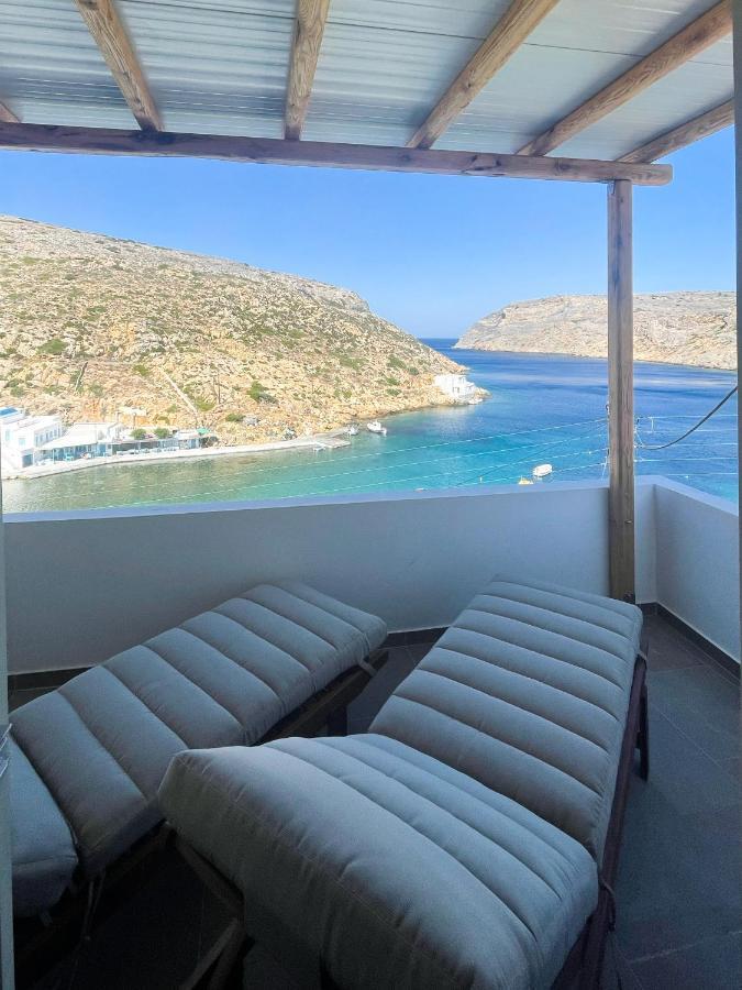 Droufakos' Home, Lux Seafront Apartment W. View Cherronisos  Bagian luar foto